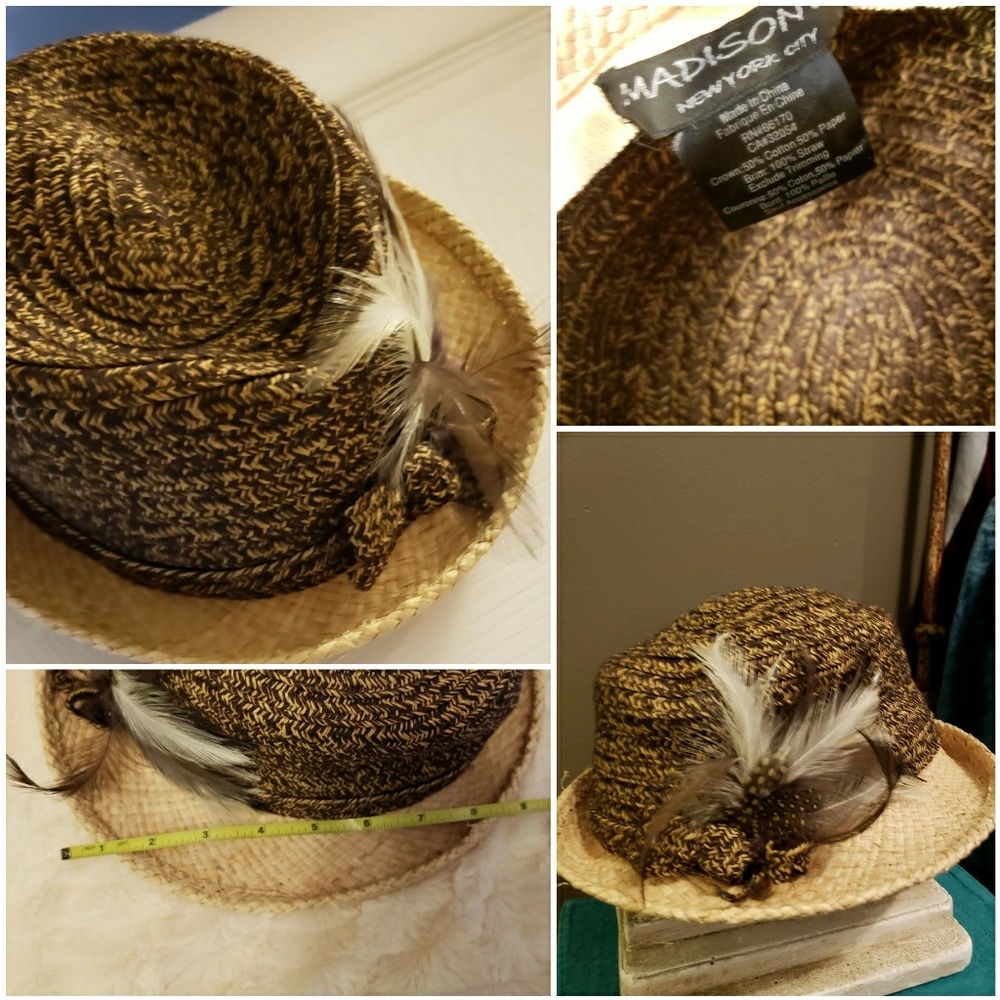 fedora straw hat